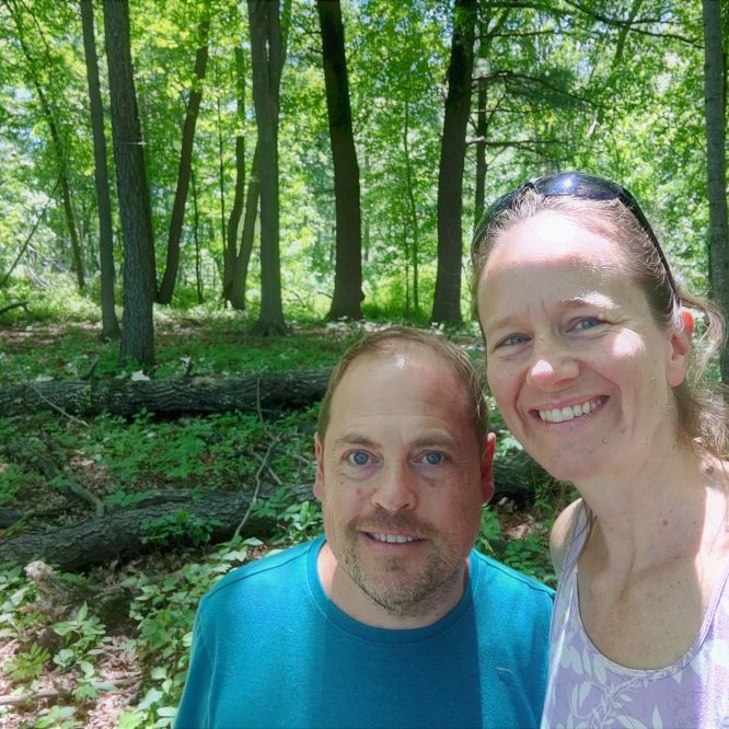 first selfie on the land